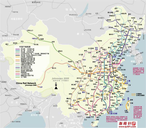 中国最新铁路地图全览，最新全图概览及铁路发展动态